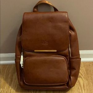 Cool Fit Faux Leather Backpack (New)